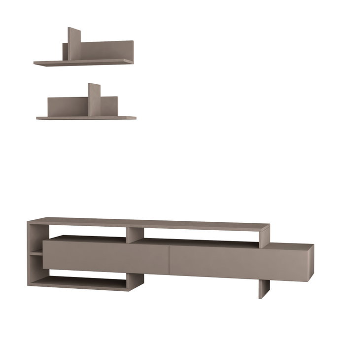 Hanah Home Mueble de TV Gara - Moca claro Hanah Home Mueble de TV Gara - Moca claro
